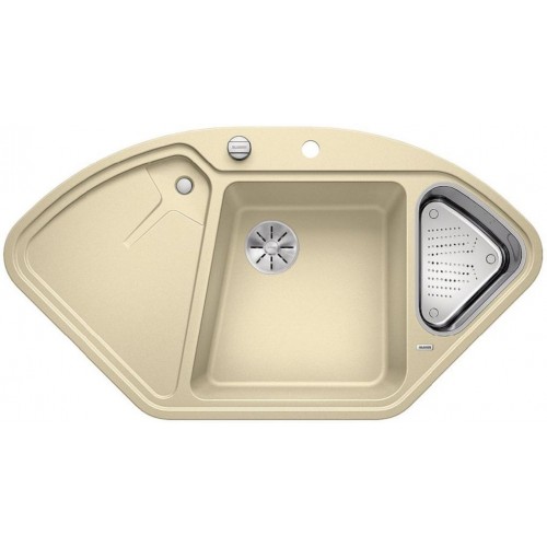 BLANCO DELTA II InFino Silgranit béžová champagne s excentrem přísluš. ano 523664 BLANCO DELTA II InFino Silgranit béžová champagne s excentrem přísluš. ano 523664