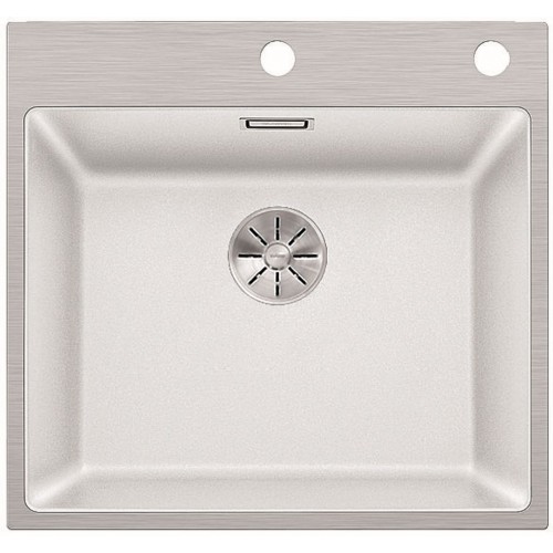 BLANCO SUBLINE 500 IF/A SteelFrame InFino Silgranit bílá s táhlem 524112 BLANCO SUBLINE 500 IF/A SteelFrame InFino Silgranit bílá s táhlem 524112