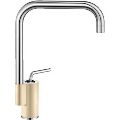 BLANCO Ajaris dřezová baterie Silgranit-look, béžová champagne/chrom 520819 BLANCO Ajaris dřezová baterie Silgranit-look, béžová champagne/chrom 520819