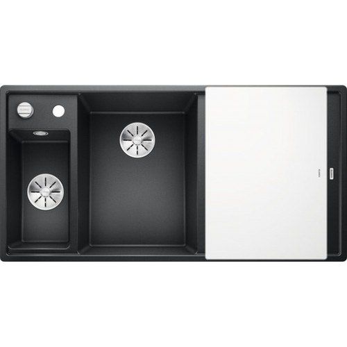 BLANCO Axia III 6 S InFino dřez, s excentrem SILGRANIT, levý, antracit 524653 BLANCO Axia III 6 S InFino dřez, s excentrem SILGRANIT, levý, antracit 524653