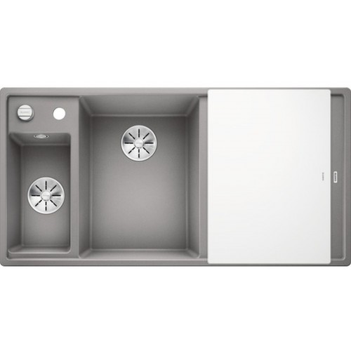 BLANCO Axia III 6 S InFino dřez, s excentrem SILGRANIT, levý, aluminium 524655 BLANCO Axia III 6 S InFino dřez, s excentrem SILGRANIT, levý, aluminium 524655