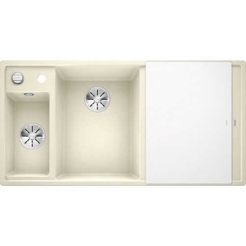 BLANCO Axia III 6 S InFino dřez, s excentrem SILGRANIT, levý, jasmín 524658