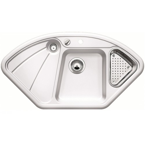 BLANCO Delta dřez keramika PuraPlus bílá matná 512277 BLANCO Delta dřez keramika PuraPlus bílá matná 512277