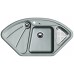 BLANCO Delta dřez keramika PuraPlus aluminium 512278
