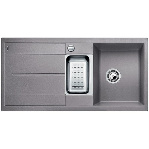 BLANCO Metra 6 S-F dřez Silgranit 990 x 490 mm, aluminium 519114 BLANCO Metra 6 S-F dřez Silgranit 990 x 490 mm, aluminium 519114