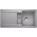 BLANCO Idento 6 S dřez keramika PuraPlus s excentrem, aluminium 522126
