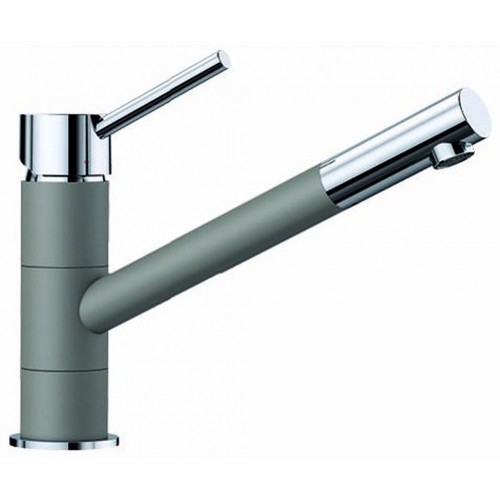 BLANCO Kano HD Silgranit dřezová baterie, tartufo/chrom 525032 BLANCO Kano HD Silgranit dřezová baterie, tartufo/chrom 525032