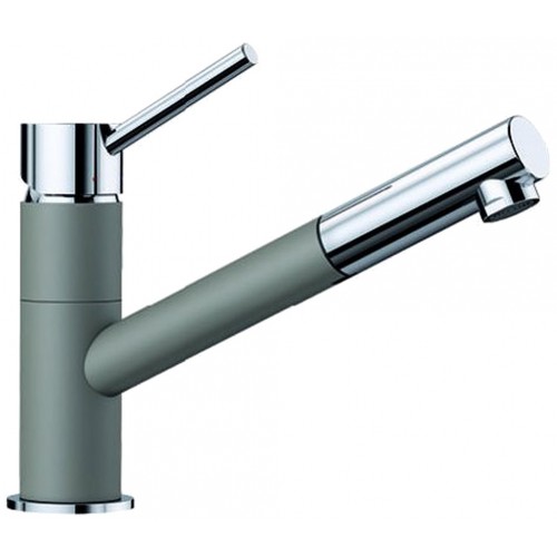 BLANCO Kano-S HD Silgranit dřezová baterie, tartufo/chrom 525042 BLANCO Kano-S HD Silgranit dřezová baterie, tartufo/chrom 525042