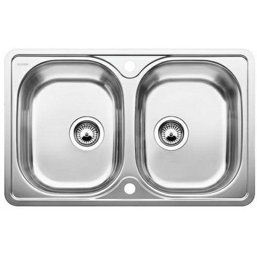BLANCO Lantos 8-IF Compact dřez, bez excentru, nerez kartáčovaný 520434 BLANCO Lantos 8-IF Compact dřez, bez excentru, nerez kartáčovaný 520434