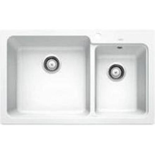 BLANCO Naya 8 dřez Silgranit 815 x 500 mm, bílá 519649 BLANCO Naya 8 dřez Silgranit 815 x 500 mm, bílá 519649