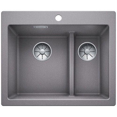 BLANCO Pleon 6 Split Silgranit bez excentru, aluminium 521691 BLANCO Pleon 6 Split Silgranit bez excentru, aluminium 521691