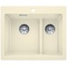 BLANCO Pleon 6 Split Silgranit bez excentru, jasmín 521694