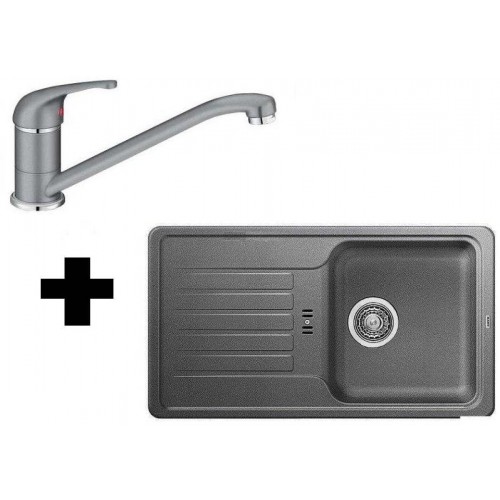 BLANCO SET dřez FAVOS mini Silgranit + dřezová baterie DARAS aluminium BLANCO SET dřez FAVOS mini Silgranit + dřezová baterie DARAS aluminium