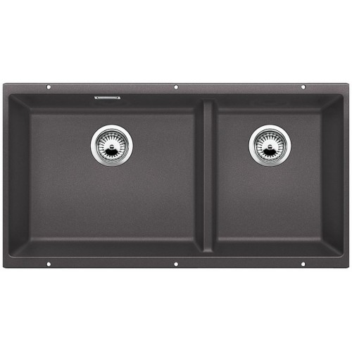 BLANCO Subline 480/320-U dřez Silgranit bez táhla, levý, šedá skála 519485