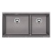 BLANCO Subline 480/320 U dřez Silgranit levý bez táhla aluminium 519486