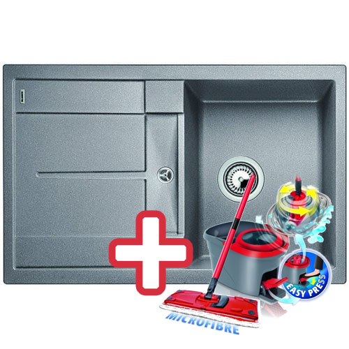BLANCO Metra 45 S dřez Silgranit aluminium 513186 + ZDARMA VILEDA MOP Easy Wring