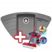 BLANCO Zia 9 E dřez , aluminium 514757 + ZDARMA VILEDA MOP Easy Wring