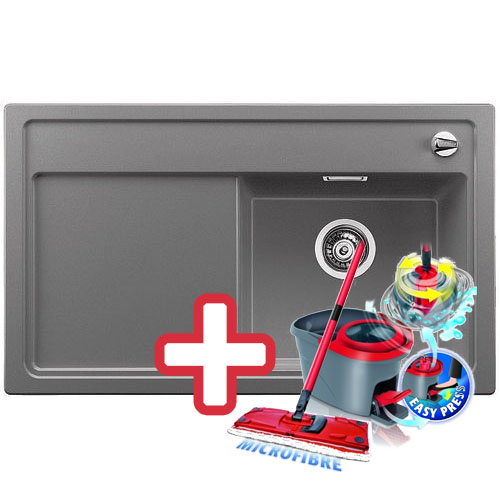 BLANCO Zenar 45 S dřez Silgranit antracit, pravý 516670 + ZDARMA VILEDA MOP Easy Wring BLANCO Zenar 45 S dřez Silgranit antracit, pravý 516670 + ZDARMA VILEDA MOP Easy Wring
