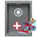 BLANCO Subline 320-U dřez Silgranit aluminium 513407 + ZDARMA VILEDA MOP Easy Wring