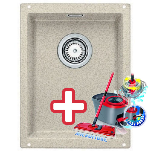 BLANCO Subline 320-U dřez Silgranit písek 513402 + ZDARMA VILEDA MOP Easy Wring BLANCO Subline 320-U dřez Silgranit písek 513402 + ZDARMA VILEDA MOP Easy Wring