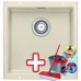 BLANCO Subline 400 - U dřez Silgranit jasmín 518559 + ZDARMA VILEDA MOP Easy Wring