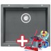 BLANCO Subline 500 - U dřez Silgranit aluminium 518565 + ZDARMA VILEDA MOP Easy Wring