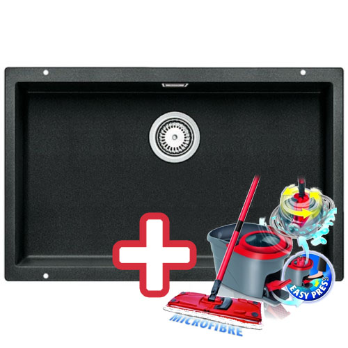 BLANCO Subline 700 - U dřez Silgranit antracit 515782+ ZDARMA VILEDA MOP Easy Wring