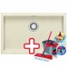 BLANCO Subline 700 - U Silgranit dřez jasmín s excentrem 515775 + ZDARMA VILEDA MOP Easy Wring