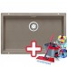 BLANCO Subline 700 - U dřez Silgranit tartufo 518580 + ZDARMA VILEDA MOP Easy Wring