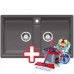 BLANCO Zia 9 dřez Silgranit šedá skála 518948 + ZDARMA VILEDA MOP Easy Wring