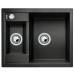 BLANCO METRA 6 F Silgranit antracit obous. prov. s excentrem 519134