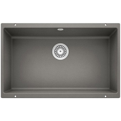 BLANCO Rotan 700 U Silgranit aluminium, bez táhla 521345 BLANCO Rotan 700 U Silgranit aluminium, bez táhla 521345