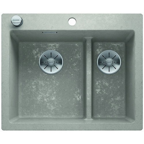 BLANCO PLEON 6 Split InFino Silgranit Beton-Style s excentrem 525307