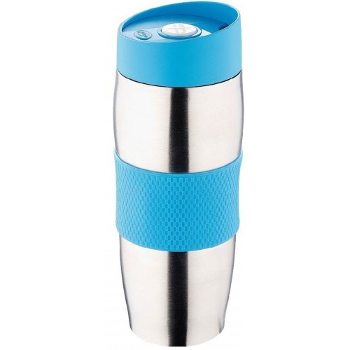 BLAUMANN Termohrnek cestovní 380 ml, modrý BL-1333modr BLAUMANN Termohrnek cestovní 380 ml, modrý BL-1333modr