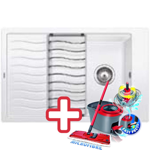 BLANCO Elon XL 6 S dřez Silgranit bílá 518749 + ZDARMA VILEDA MOP Easy Wring