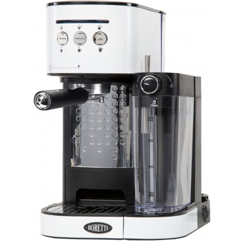 Boretti Espresso kávovar pákový 1470 W, bílý B402 Boretti Espresso kávovar pákový 1470 W, bílý B402