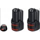 BOSCH 2x GBA 12V 3.0Ah PROFESSIONAL Akumulátor 1600A00X7D