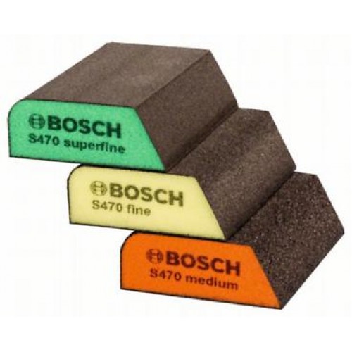 BOSCH 3dílná sada abrazivních houbiček 2608621252 BOSCH 3dílná sada abrazivních houbiček 2608621252