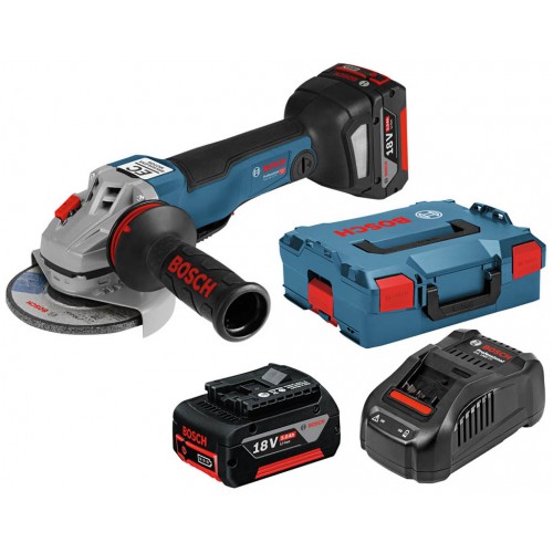 BOSCH GWS 18V-10 PC Akumulátorová úhlová bruska, 125mm, 2x 5.0Ah 06019G3E0D BOSCH GWS 18V-10 PC Akumulátorová úhlová bruska, 125mm, 2x 5.0Ah 06019G3E0D