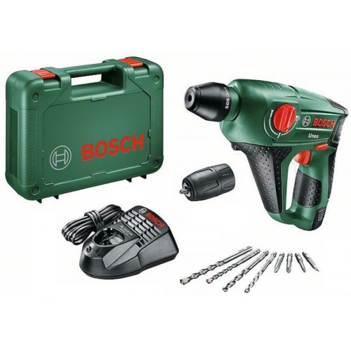 BOSCH Uneo Aku vrtací kladivo 12 V + 1x akumulátor 2,5 Ah 0603984027 BOSCH Uneo Aku vrtací kladivo 12 V + 1x akumulátor 2,5 Ah 0603984027