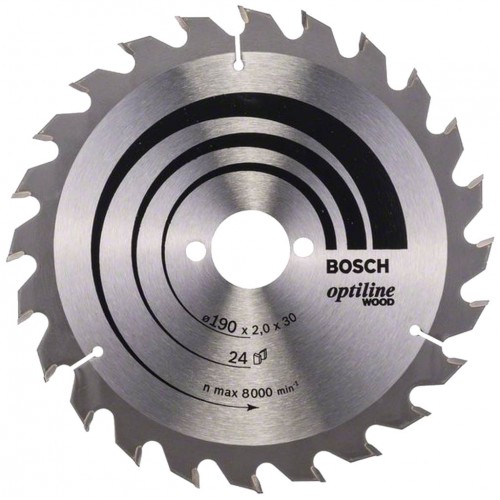 BOSCH Pilový kotouč Optiline Wood, 190x2,0/1,3 mm 2608641185 BOSCH Pilový kotouč Optiline Wood, 190x2,0/1,3 mm 2608641185