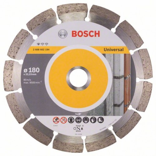 BOSCH Diamantový dělicí kotouč Standard for Universal, 180 mm 2.608.602.194