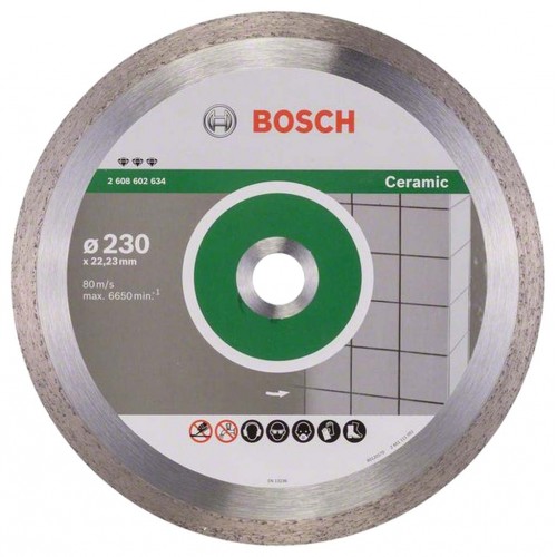BOSCH Best for Ceramic Diamantový dělicí kotouč, 230 x 22,23 x 2,4 x 10 mm 2608602634 BOSCH Best for Ceramic Diamantový dělicí kotouč, 230 x 22,23 x 2,4 x 10 mm 2608602634