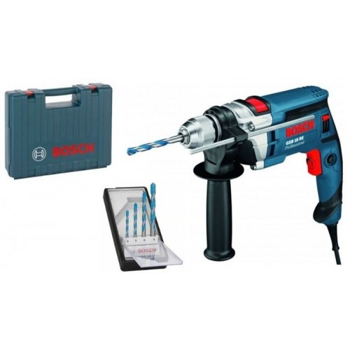 BOSCH GSB 18-2 RE (OV) příklepová vrtačka+4dílná sada vrtáků, 0.615.990.J1L BOSCH GSB 18-2 RE (OV) příklepová vrtačka+4dílná sada vrtáků, 0.615.990.J1L