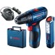 BOSCH GSR 120-LI PROFESSIONAL Akumulátorový vrtací šroubovák, 12V 2x2.0Ah 06019G8004