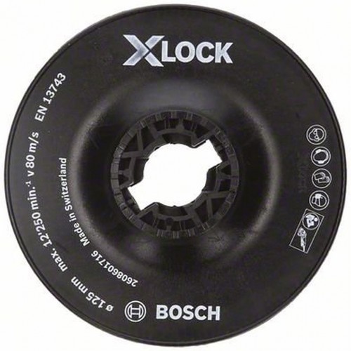 BOSCH Opěrný talíř systému X-LOCK, 125 mm, hrubý 2608601716 BOSCH Opěrný talíř systému X-LOCK, 125 mm, hrubý 2608601716