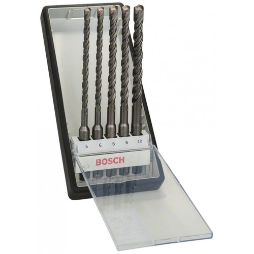 BOSCH 5dílná sada vrtáků do kladiv Robust Line SDS-plus-5 2607019929 BOSCH 5dílná sada vrtáků do kladiv Robust Line SDS-plus-5 2607019929