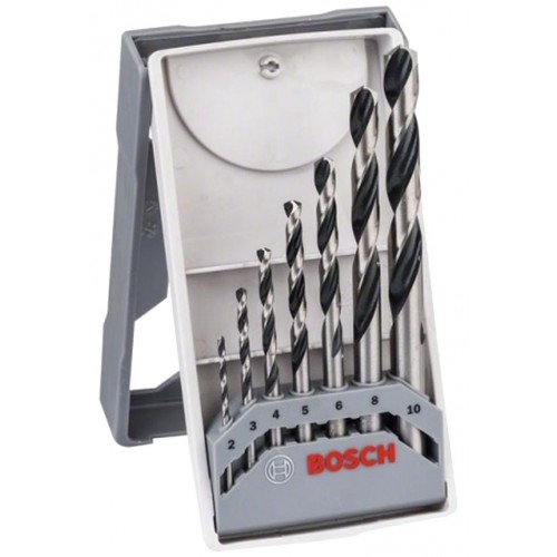 BOSCH 7dílná sada spirálových vrtáků HSS PointTeQ Mini X-Line 2608577347 BOSCH 7dílná sada spirálových vrtáků HSS PointTeQ Mini X-Line 2608577347