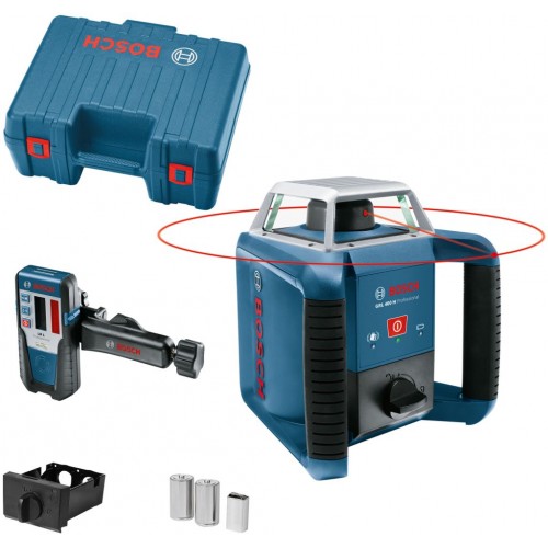BOSCH GRL 400 H Rotační laser + LR 1 + příruční kufr 0601061800 BOSCH GRL 400 H Rotační laser + LR 1 + příruční kufr 0601061800