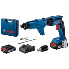 BOSCH GTB 185-LI PROFESSIONAL Sádrokartonářský šroubovák, 2x 2.0 Ah, GAL 18V-20, GMA 55 kufr 06019K7022